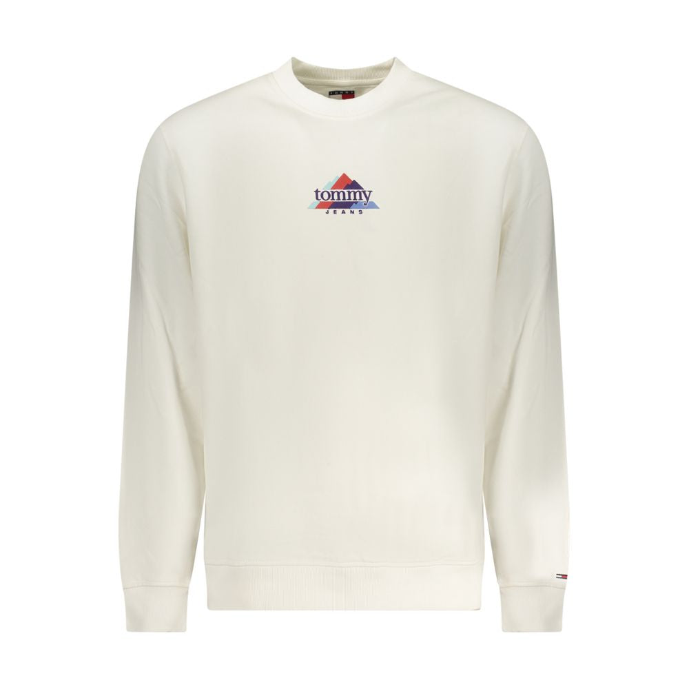Tommy Hilfiger White Cotton Men's Sweatshirt | Regal Royce