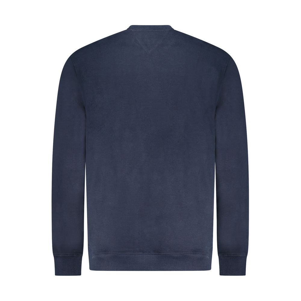 Tommy Hilfiger Blue Cotton Men Sweatshirt | Regal Royce