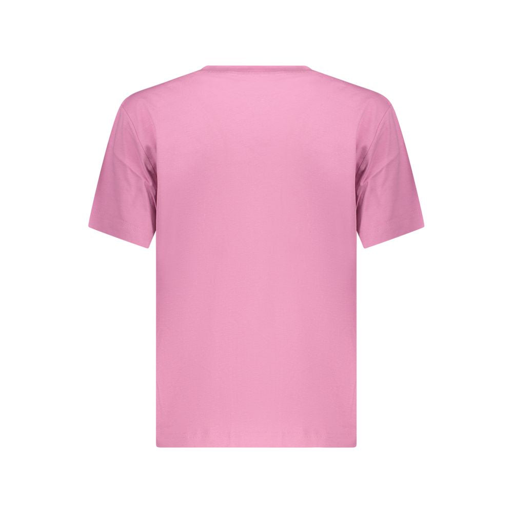 Calvin Klein Pink Cotton Women T-Shirt | Regal Royce