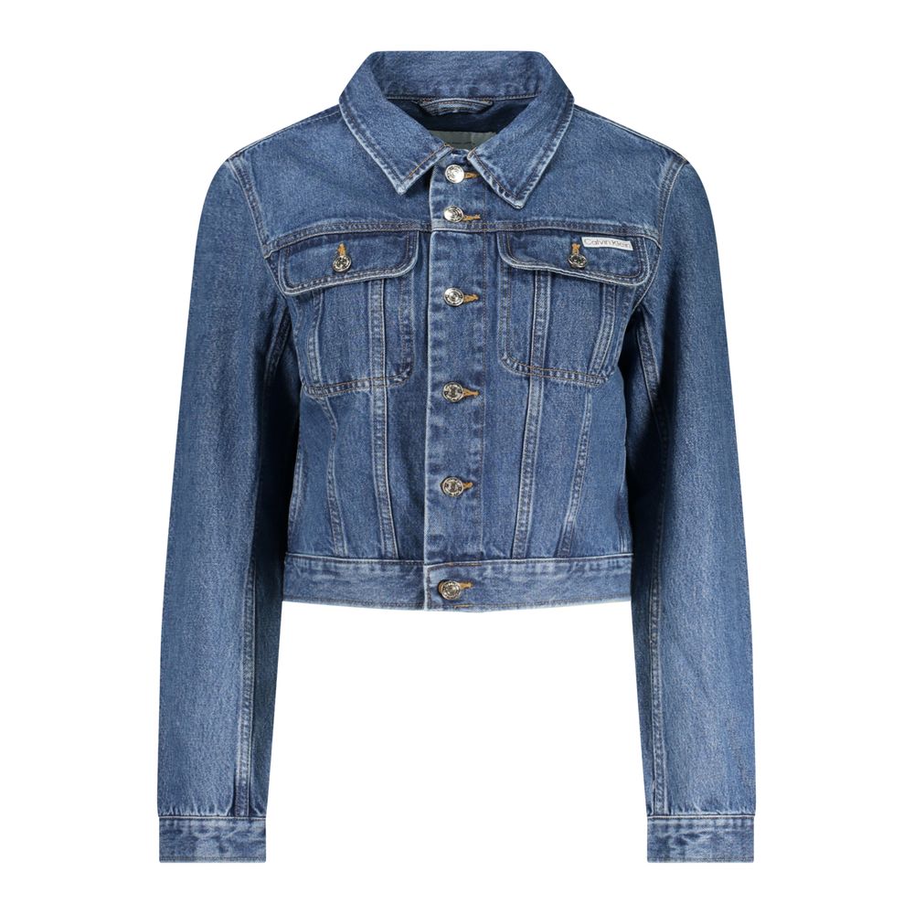 Calvin Klein Blue Cotton Denim Jacket | Regal Royce
