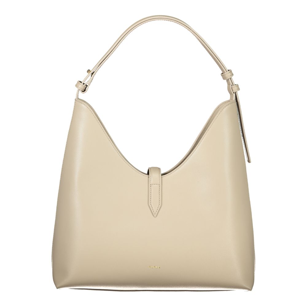 Furla Beige Leather Handbag | Regal Royce