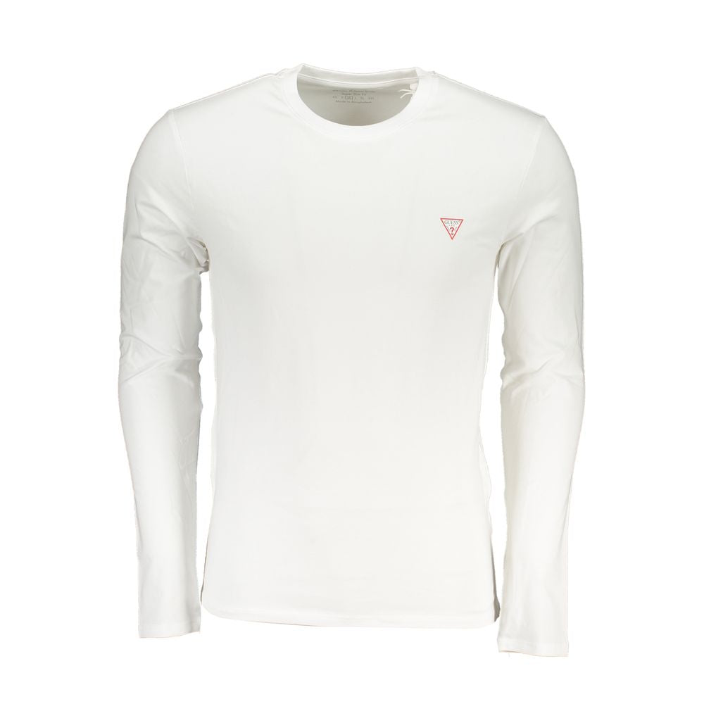 Guess Jeans White Cotton Men's T-Shirt | Regal Royce