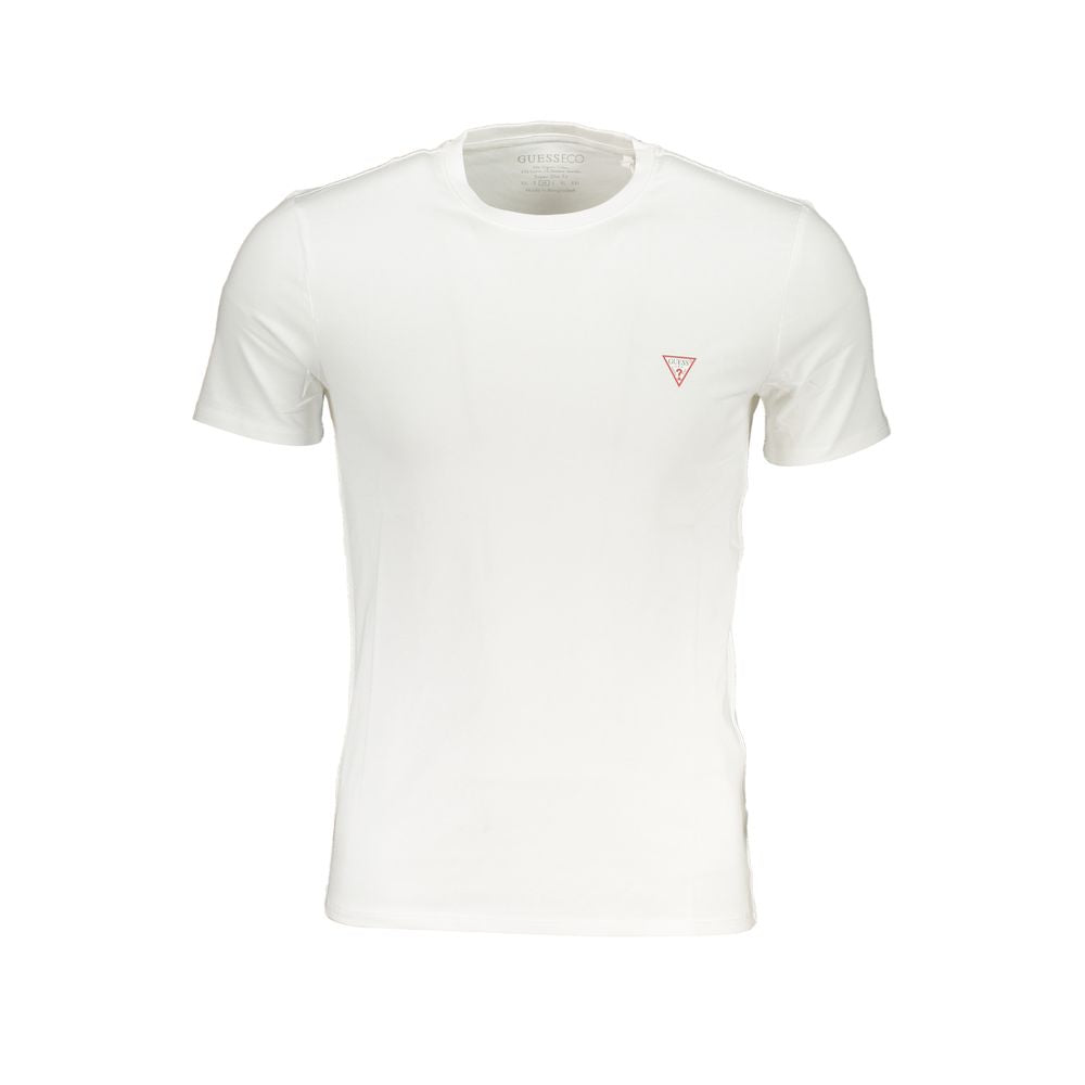Guess Jeans White Organic Cotton Men's T-Shirt | Regal Royce