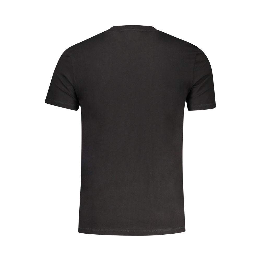 Guess Jeans Nero Cotton Men T-Shirt | Regal Royce