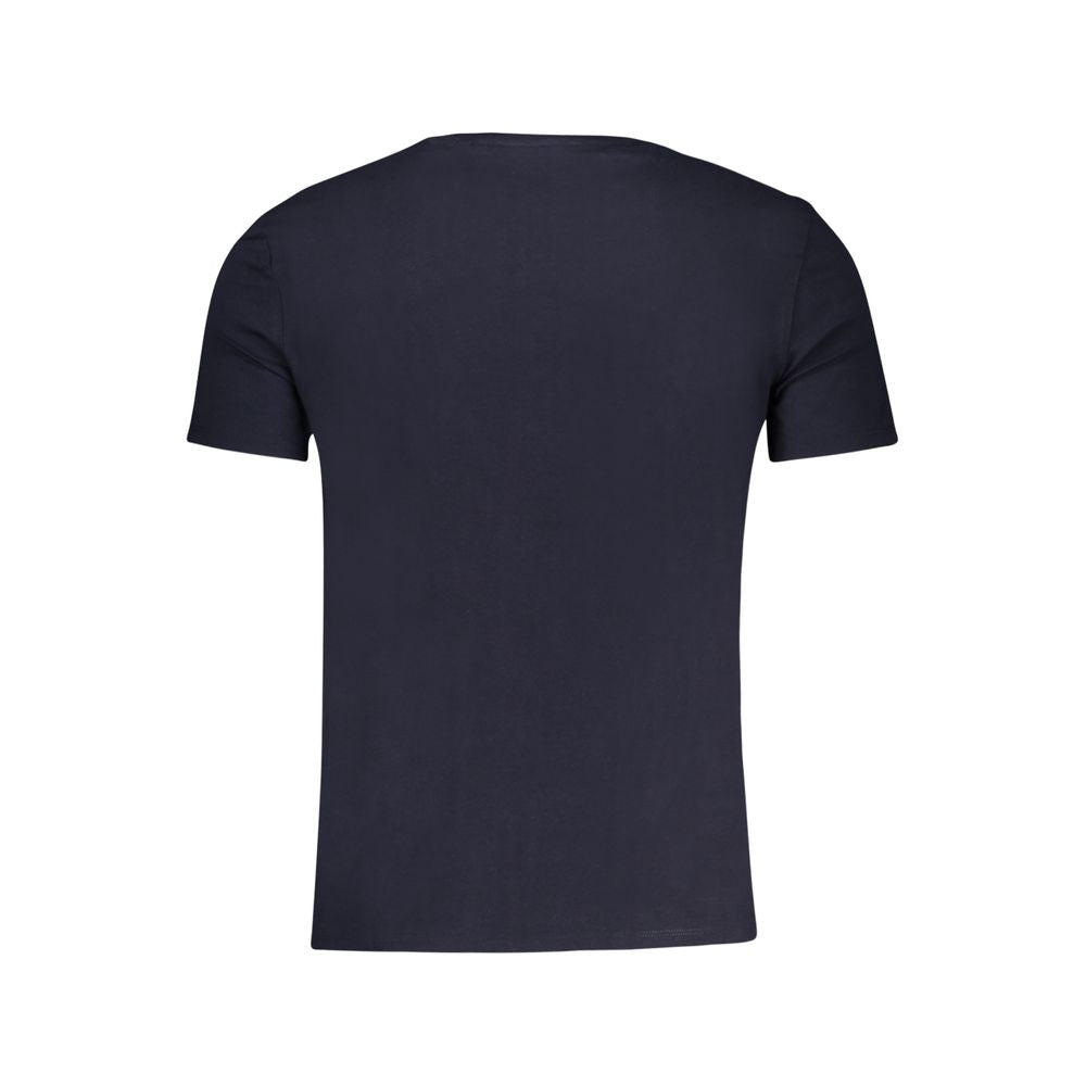 Guess Jeans Blue Organic Cotton Men's T-Shirt | Regal Royce