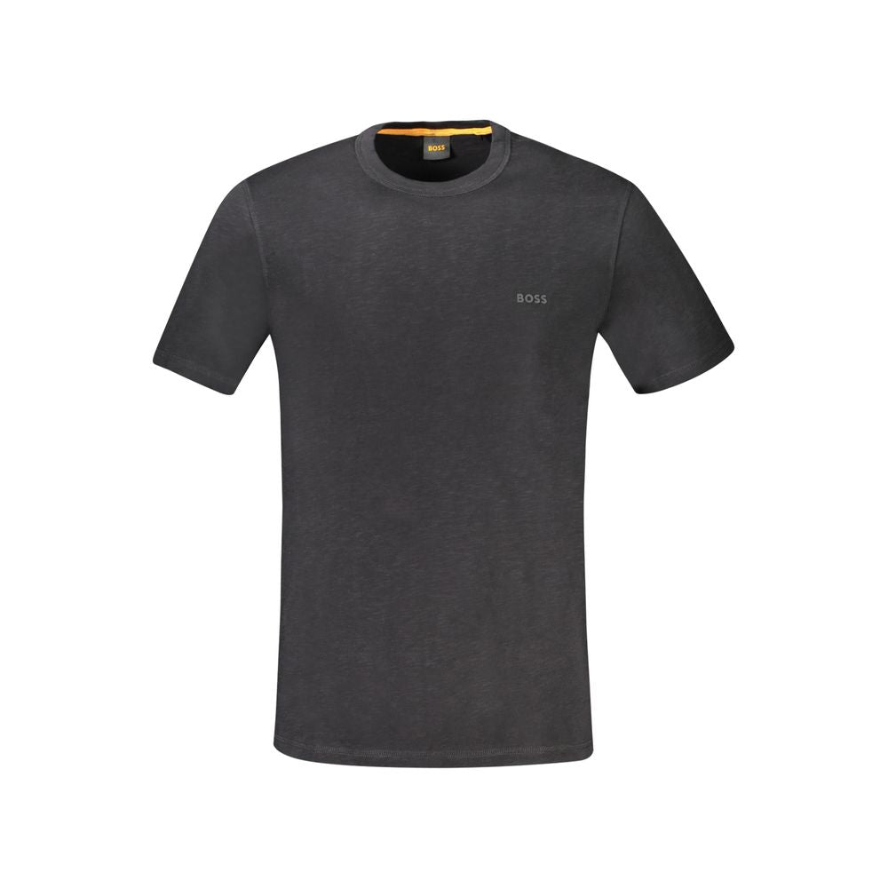Hugo Boss Black Cotton Men's T-Shirt | Regal Royce