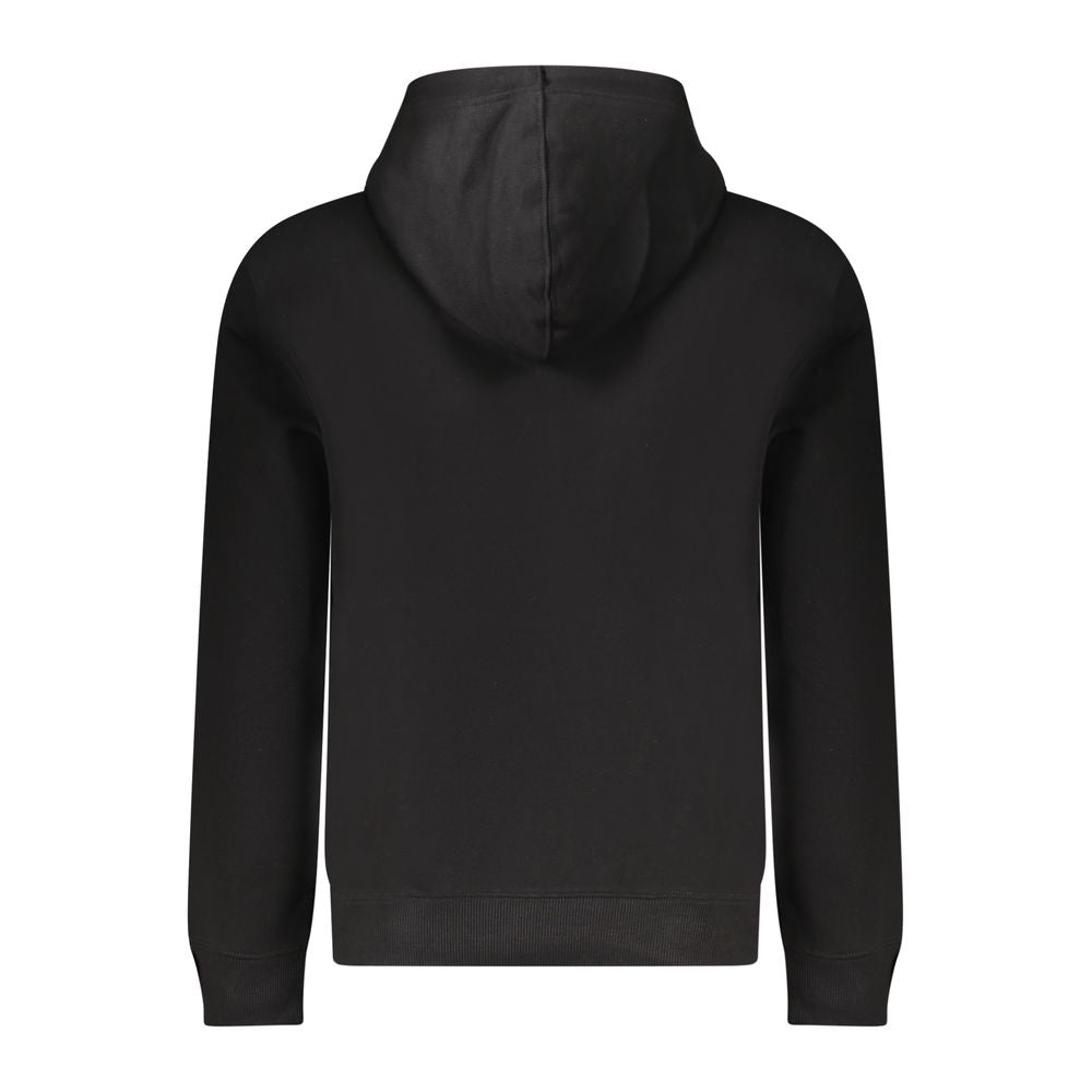 Guess Jeans Black Cotton Men Sweatshirt Slim Fit Hooded | Regal Royce