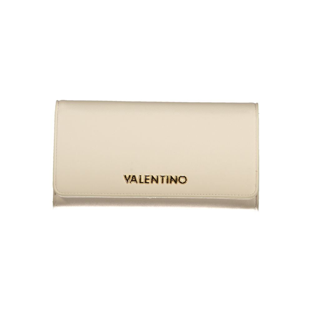 Mario Valentino Beige Polyurethane Women Wallet | Regal Royce
