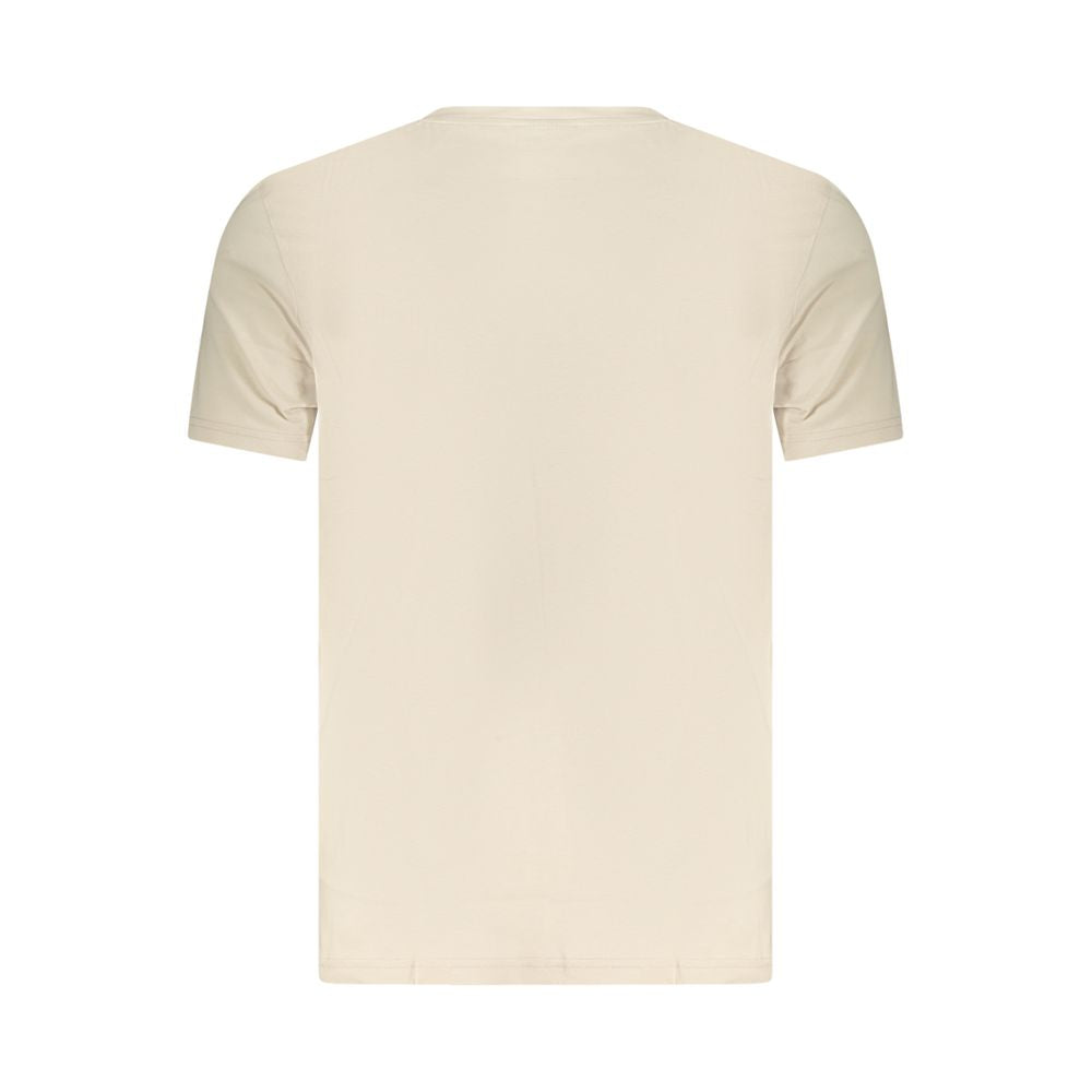 Hugo Boss Beige Cotton Mens T-Shirt | Regal Royce