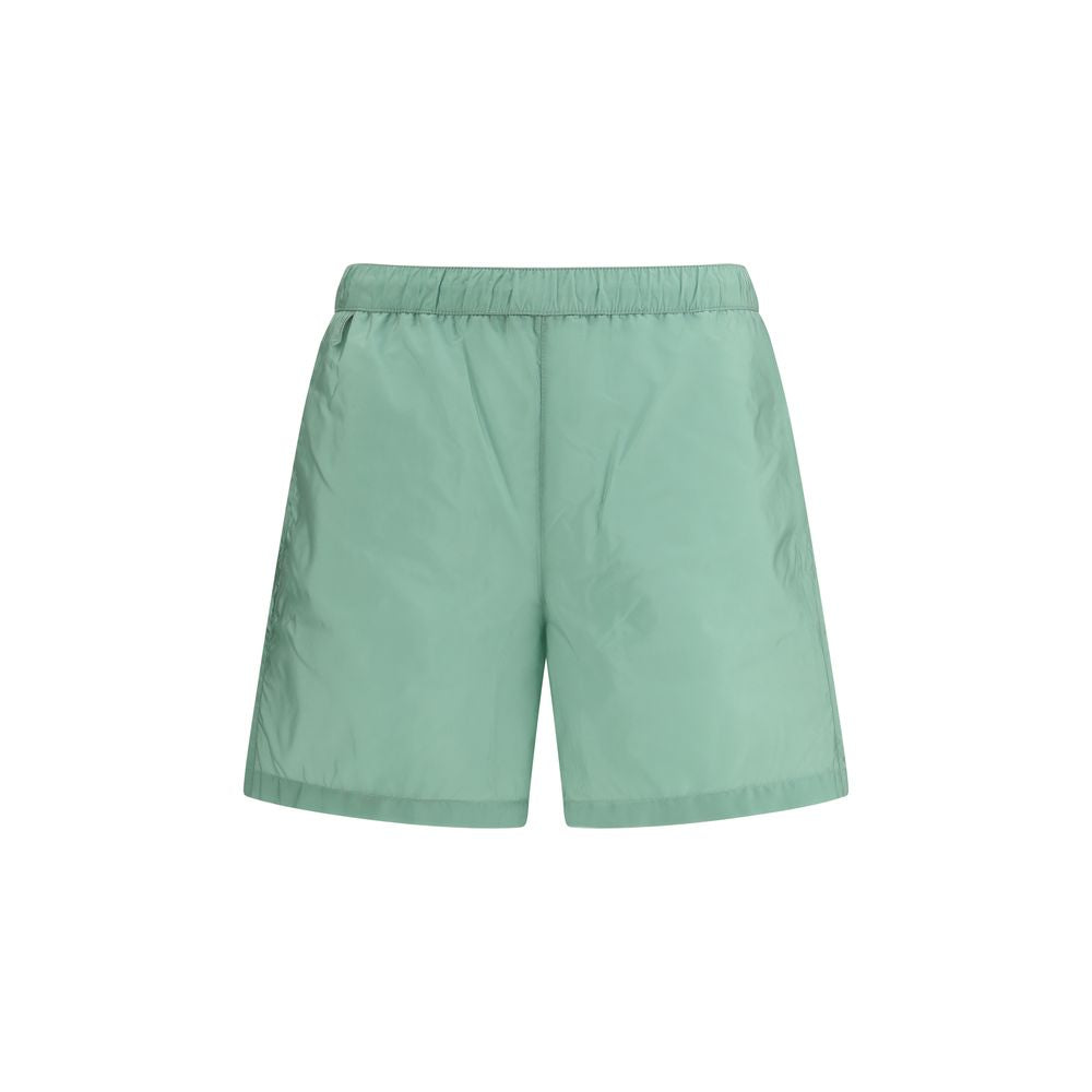 Prada Bicolor Recycled Polyamide Shorts | Regal Royce