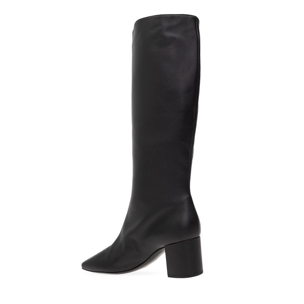 Dolce & Gabbana Black Calfskin High Heel Boots | Regal Royce