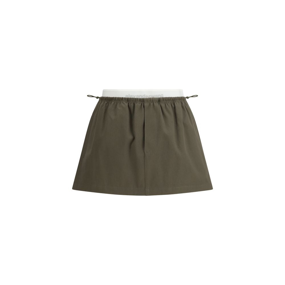 Alexander Wang Bicolor Cotton Mini Skirt | Regal Royce