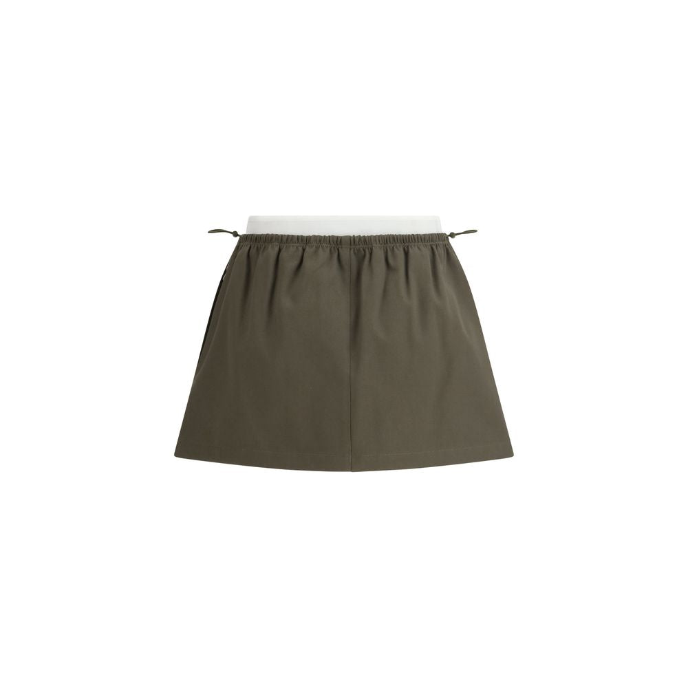 Alexander Wang Bicolor Cotton Mini Skirt | Regal Royce