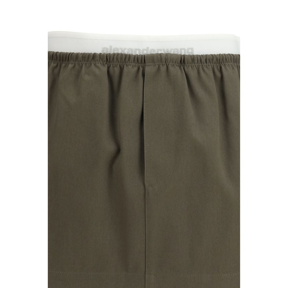 Alexander Wang Bicolor Cotton Mini Skirt | Regal Royce