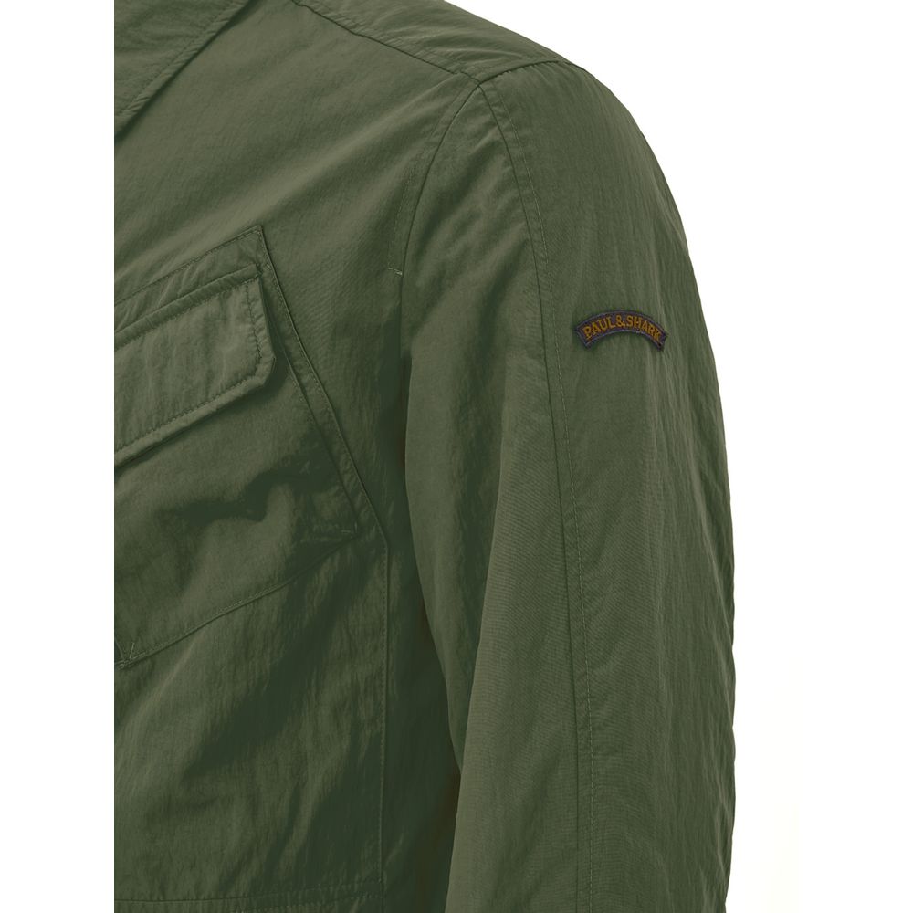Paul & Shark Green Polyester Coat | Regal Royce