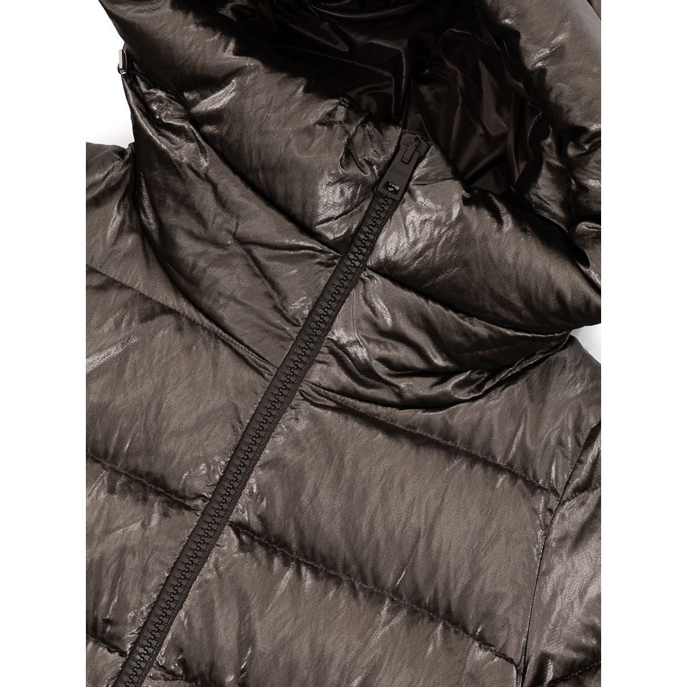 Herno Gray Viscose Parka | Regal Royce