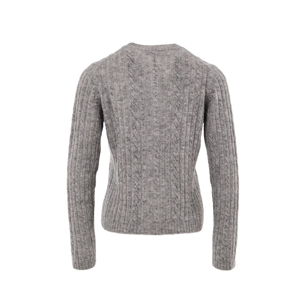 Gran Sasso Gray Wool Cardigan | Regal Royce