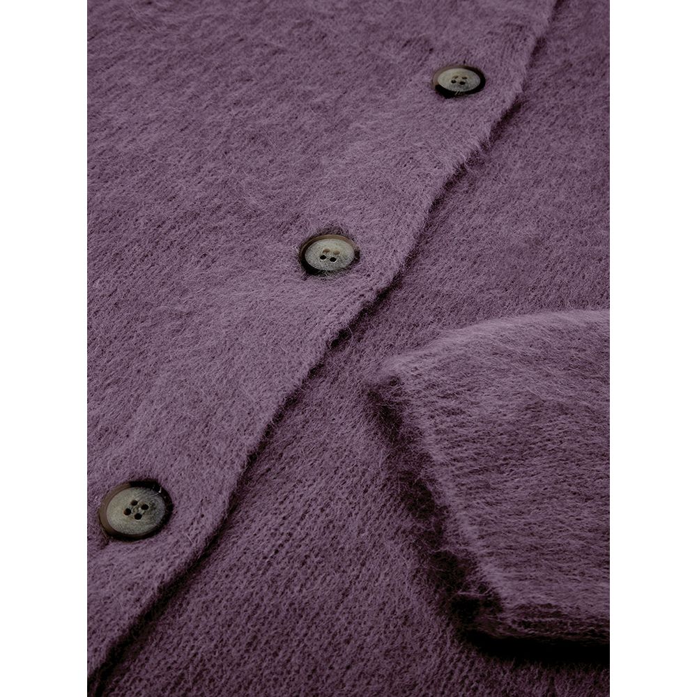Gran Sasso Bordeaux Wool Cardigan | Regal Royce