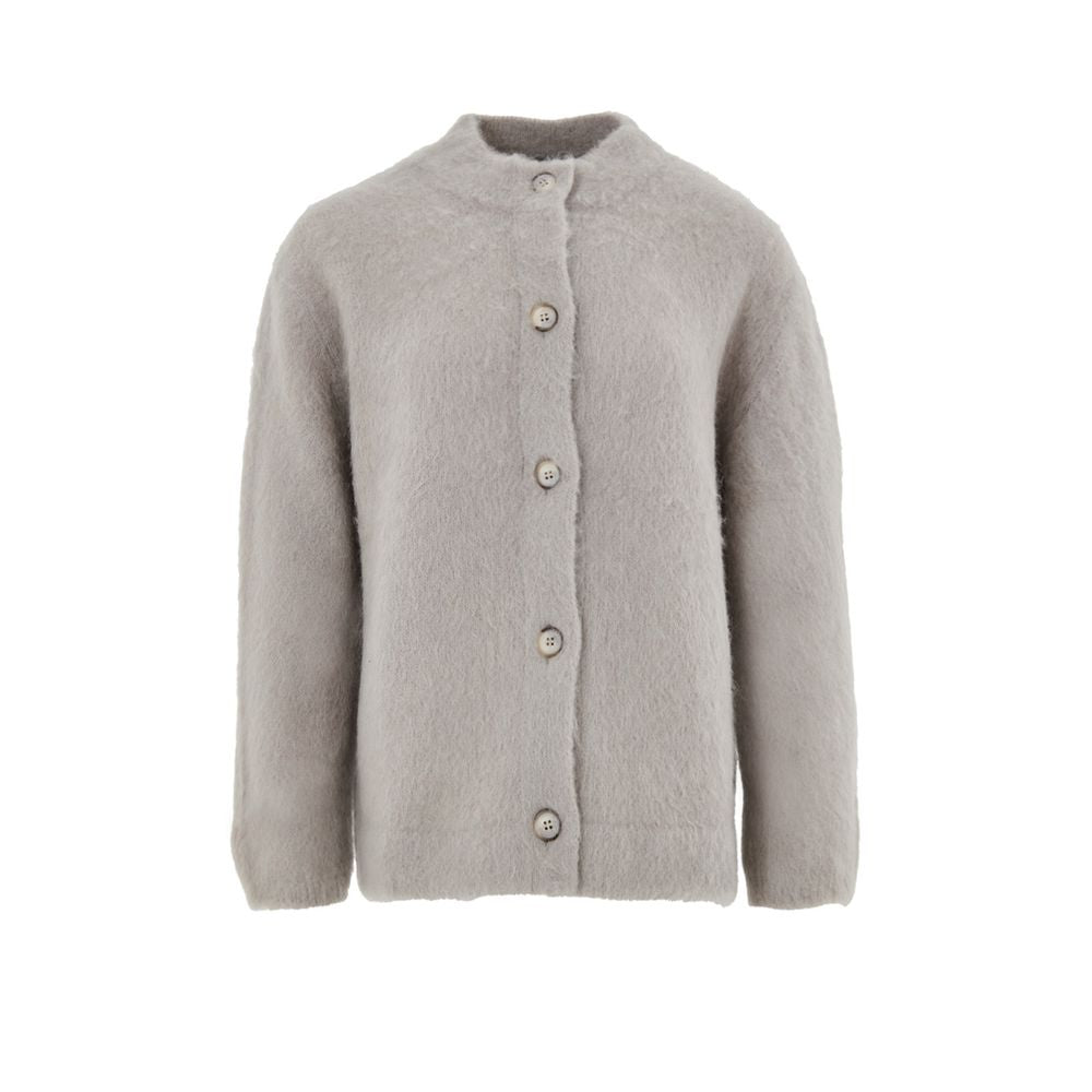 Gran Sasso Beige Wool Cardigan | Regal Royce