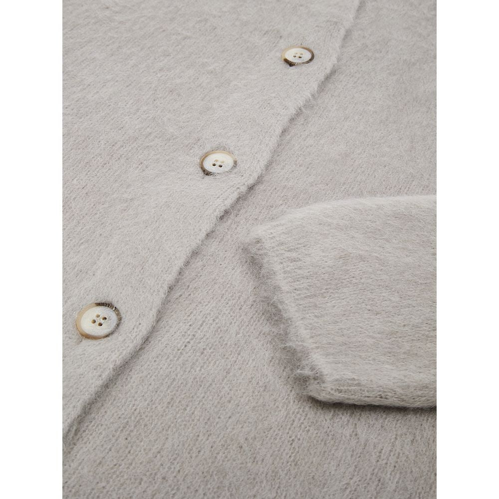 Gran Sasso Beige Wool Cardigan | Regal Royce