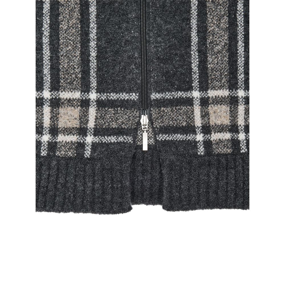 Gran Sasso Gray Wool Robe | Regal Royce