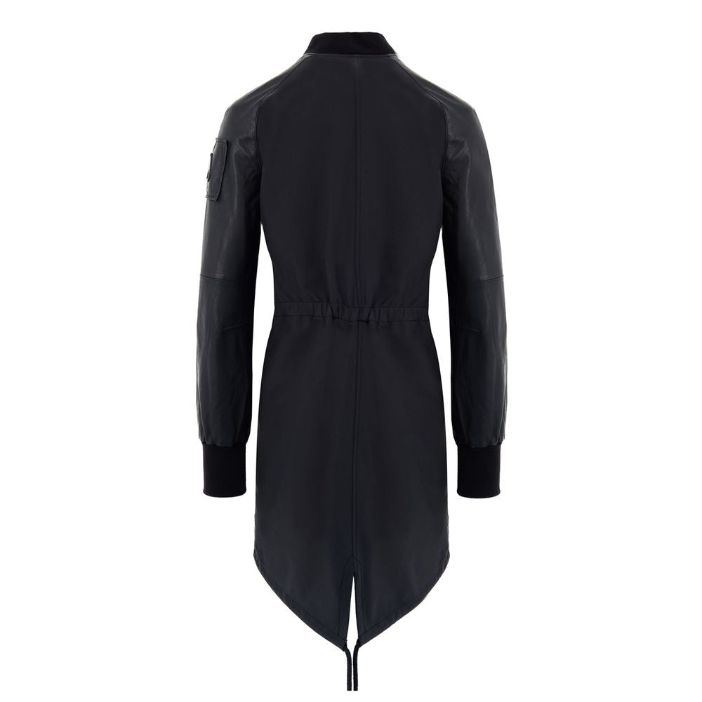 Moose Knuckles Black Cotton Parka | Regal Royce