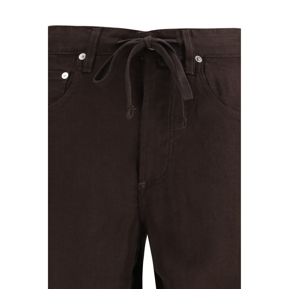 Citizens of Humanity Brown Linen Casual Pants | Regal Royce