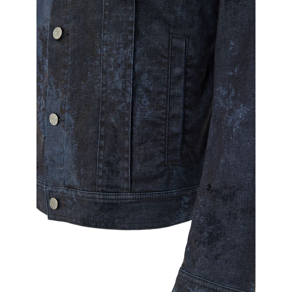 Dolce & Gabbana Gray Cotton Denim Jacket | Regal Royce