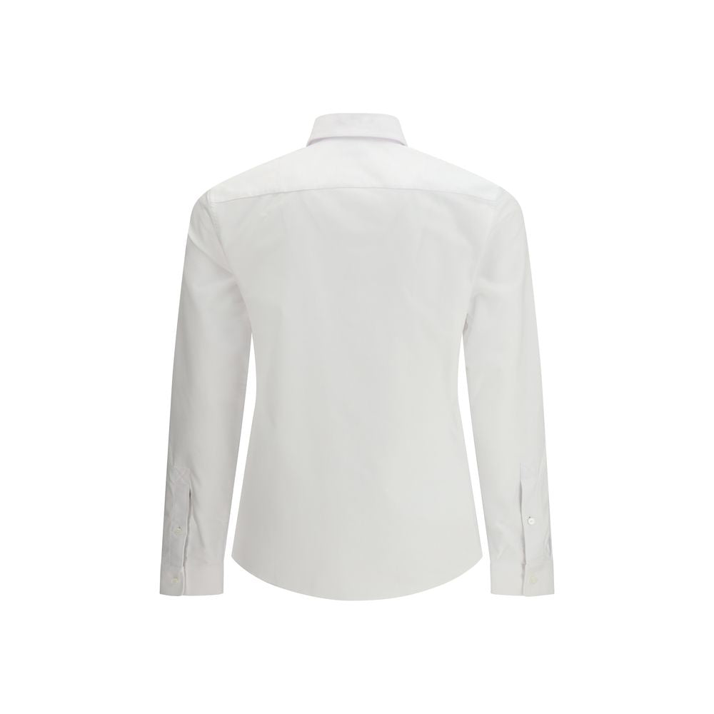 Burberry White Cotton Dress Shirt | Regal Royce