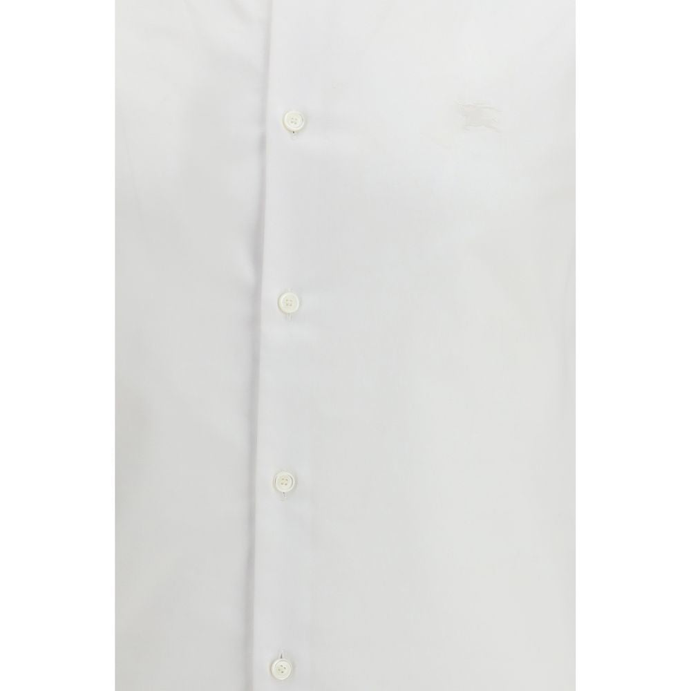Burberry White Cotton Dress Shirt | Regal Royce