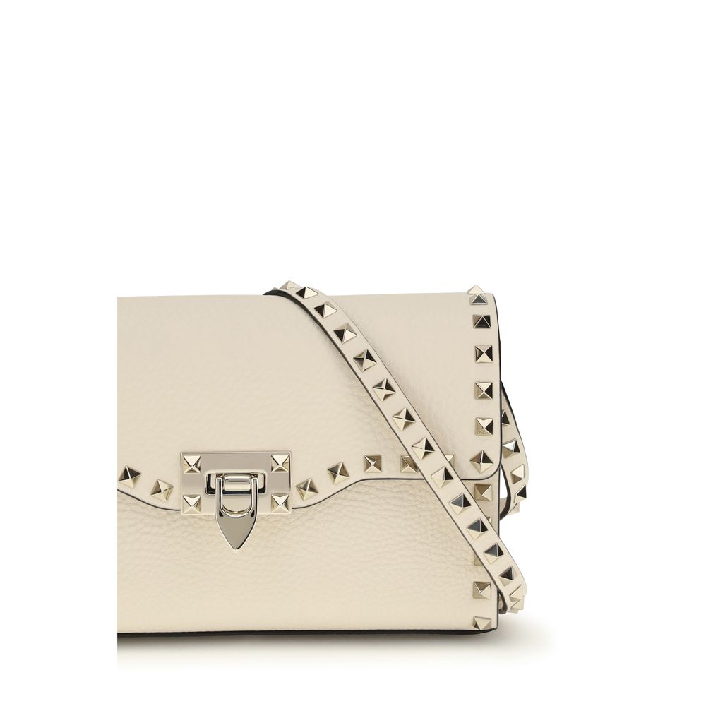 Valentino Garavani Beige Calf Leather Bos Taurus Shoulder Bag | Regal Royce