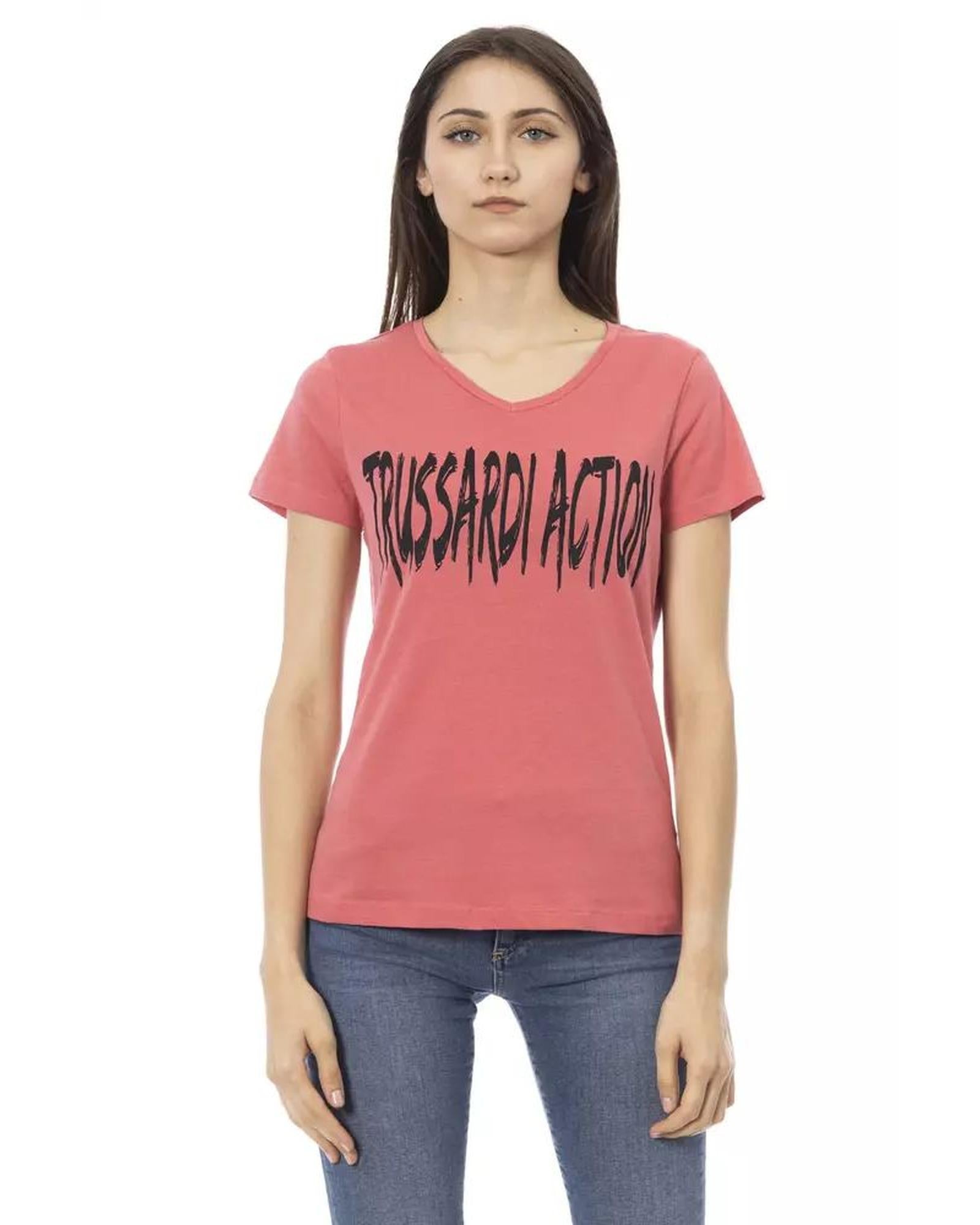 Trussardi Action Multicolor Cotton T-Shirt | Regal Royce