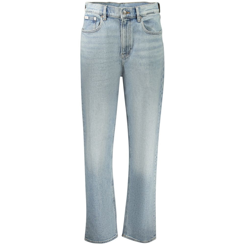 Calvin Klein Azzurro Cotton Women Jeans | Regal Royce