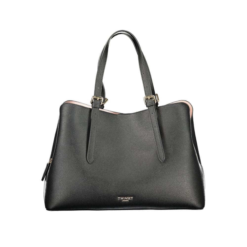 Twinset Nero Polyurethane Women Tote | Regal Royce