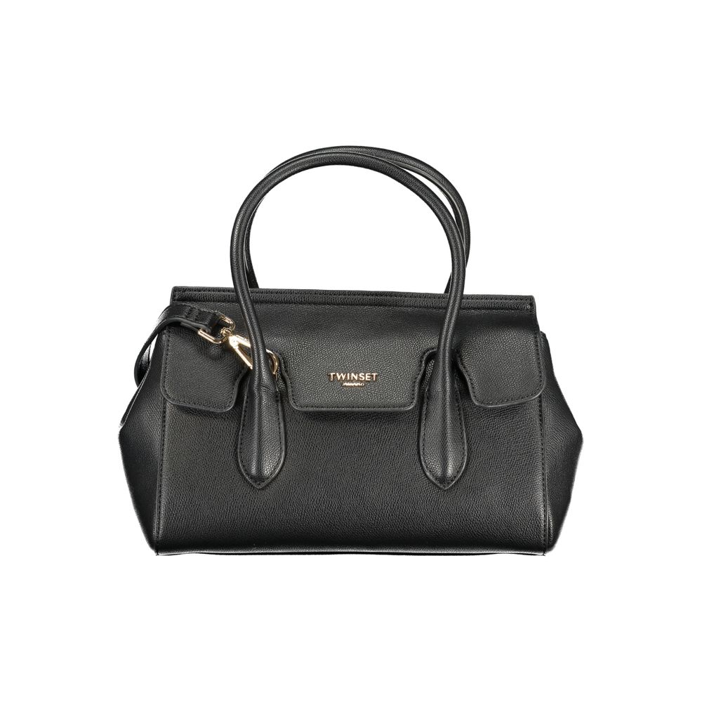 Twinset Nero Poliuretano Womens Handbag | Regal Royce