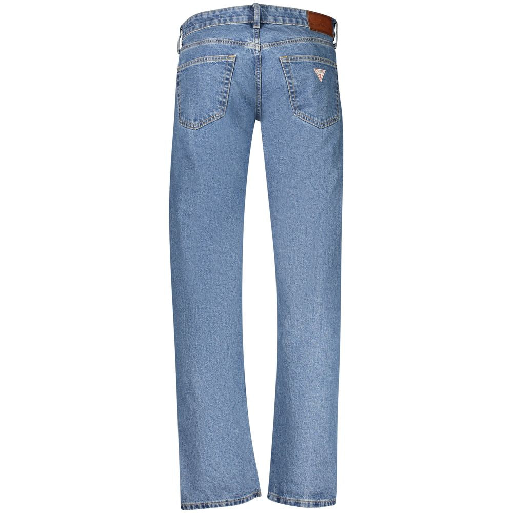 Guess Jeans Blu Cotton Men's Jeans | Regal Royce