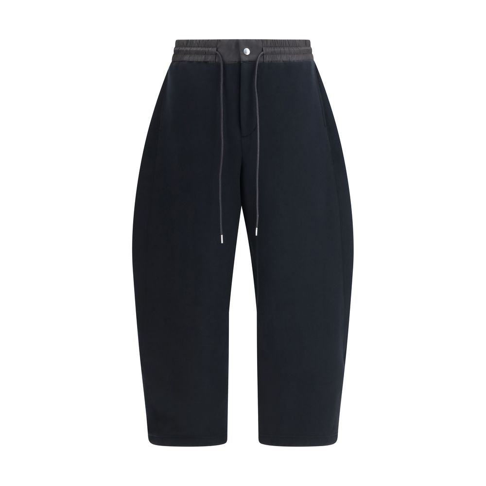 Sacai Black Cotton Athletic Pants | Regal Royce