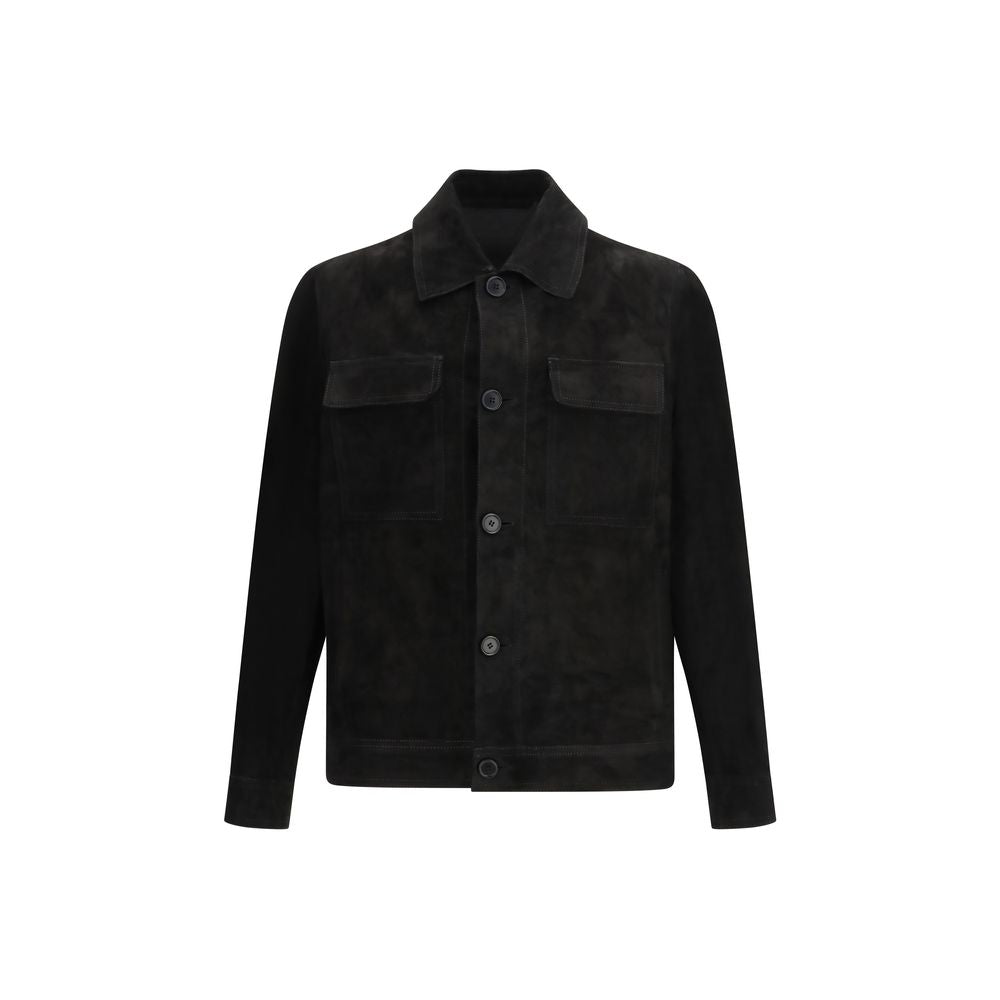 Salvatore Santoro Black Calf Leather Bos Taurus Clothing | Regal Royce