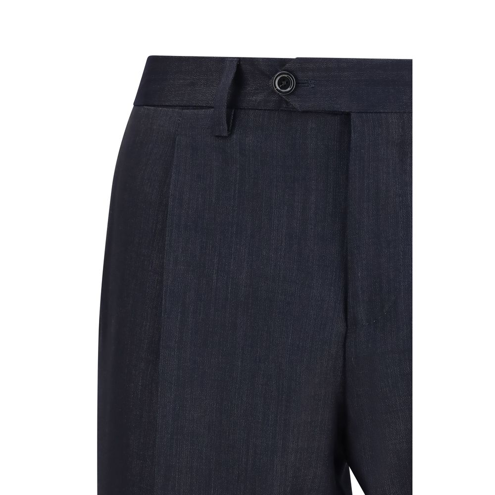 Lardini Blue Cotton Two-Piece Suit | Regal Royce