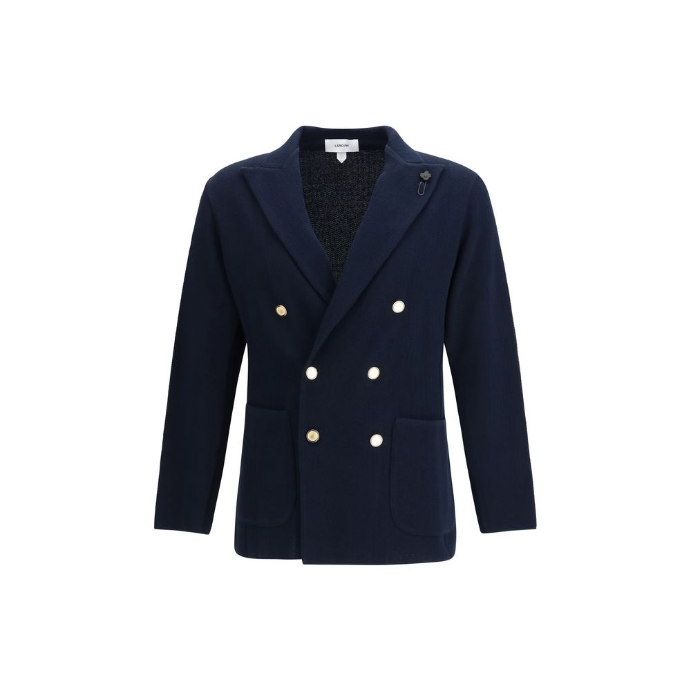 Lardini Blue Cotton Blazer | Regal Royce