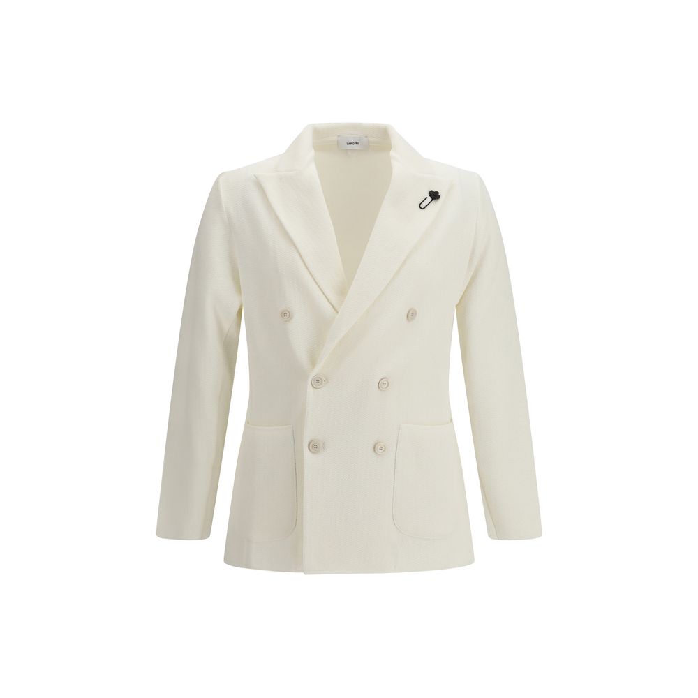 Lardini White Cotton Blazer | Regal Royce