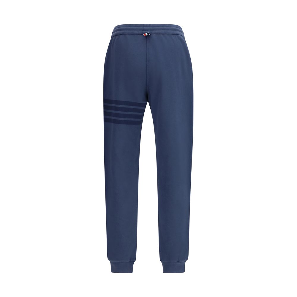 Thom Browne Blue Cotton Casual Pants | Regal Royce