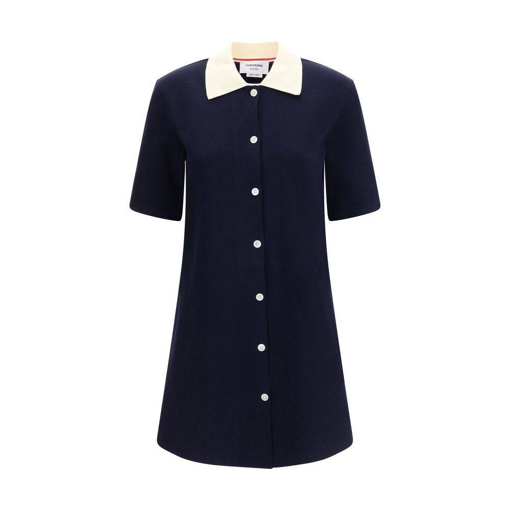 Thom Browne Blue Cotton Casual Dress | Regal Royce