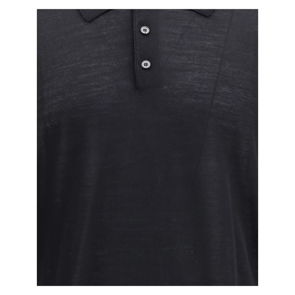 Golden Goose Black Fleece Wool Dress Shirt | Regal Royce