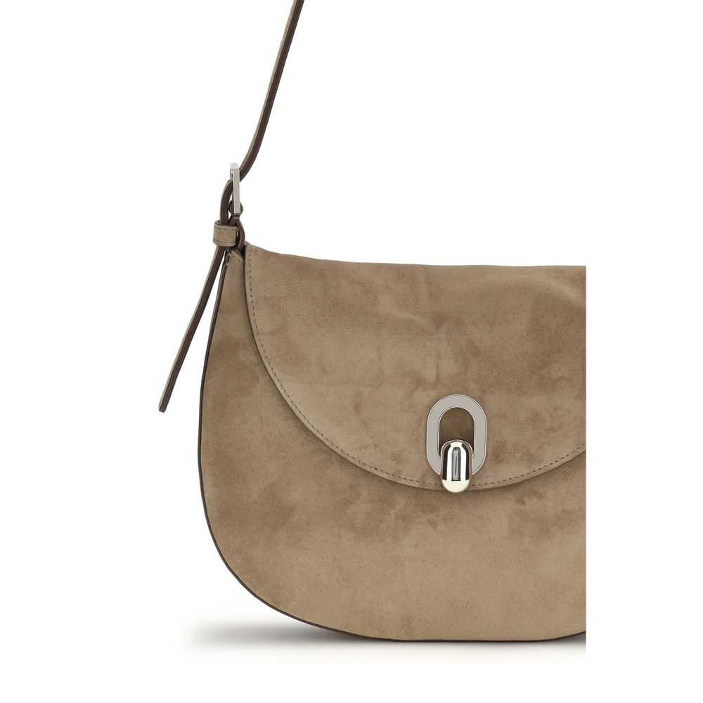 Savette Beige Calf Leather Bos Taurus Shoulder Bag | Regal Royce