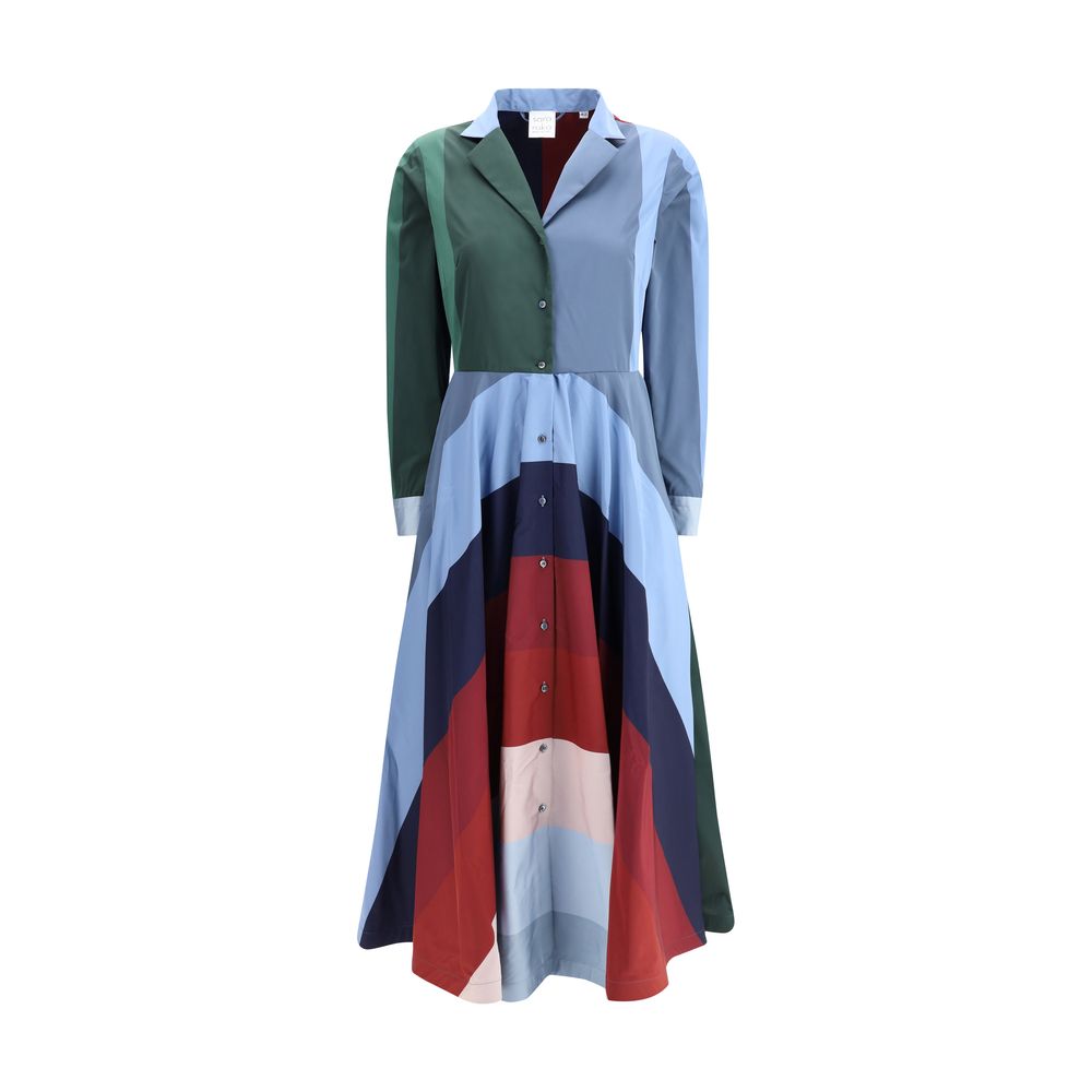 Sara Roka Multicolor Polyester Casual Dress | Regal Royce