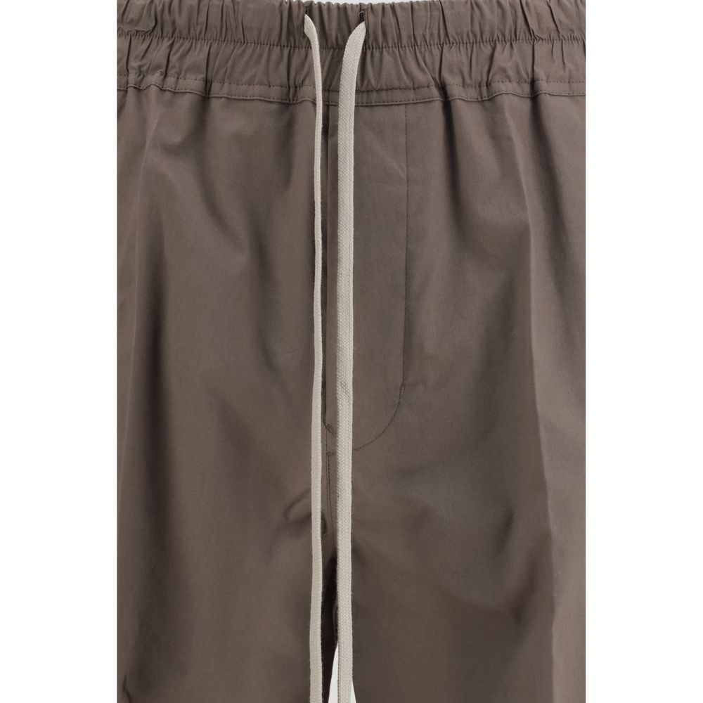 Rick Owens Brown Viscose Casual Pants | Regal Royce