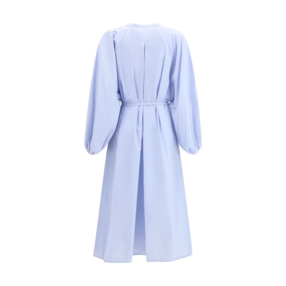 Loulou De Saison Blue Cotton Casual Dress | Regal Royce