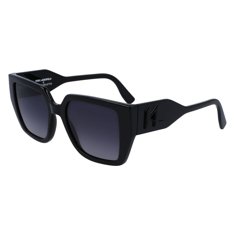 Karl Lagerfeld Black Injected Sunglasses | Regal Royce