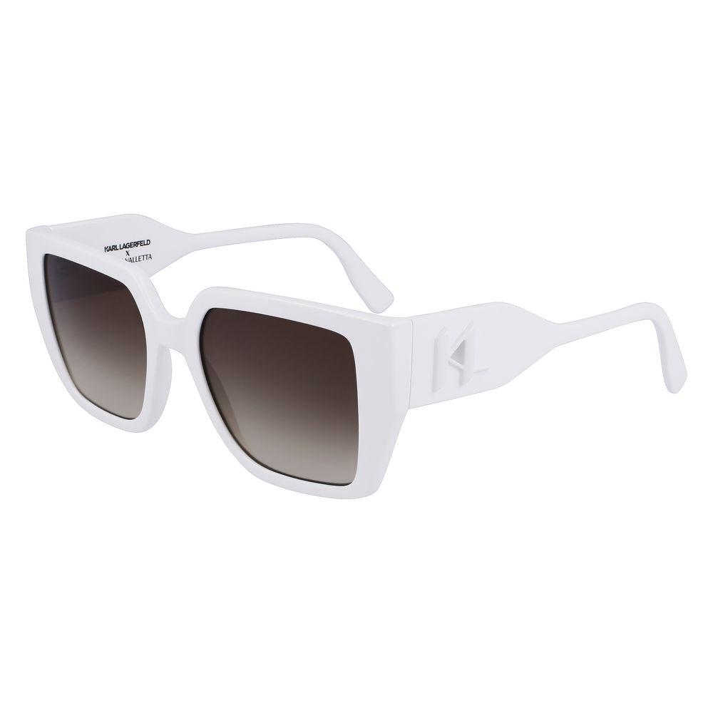 Karl Lagerfeld White Injected Sunglasses | Regal Royce